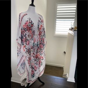 SALE!!  Sheer floral kimono